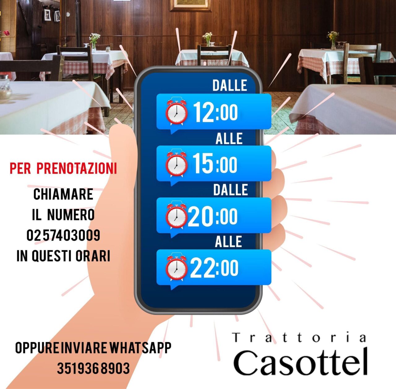 Prenotazione Casottel
